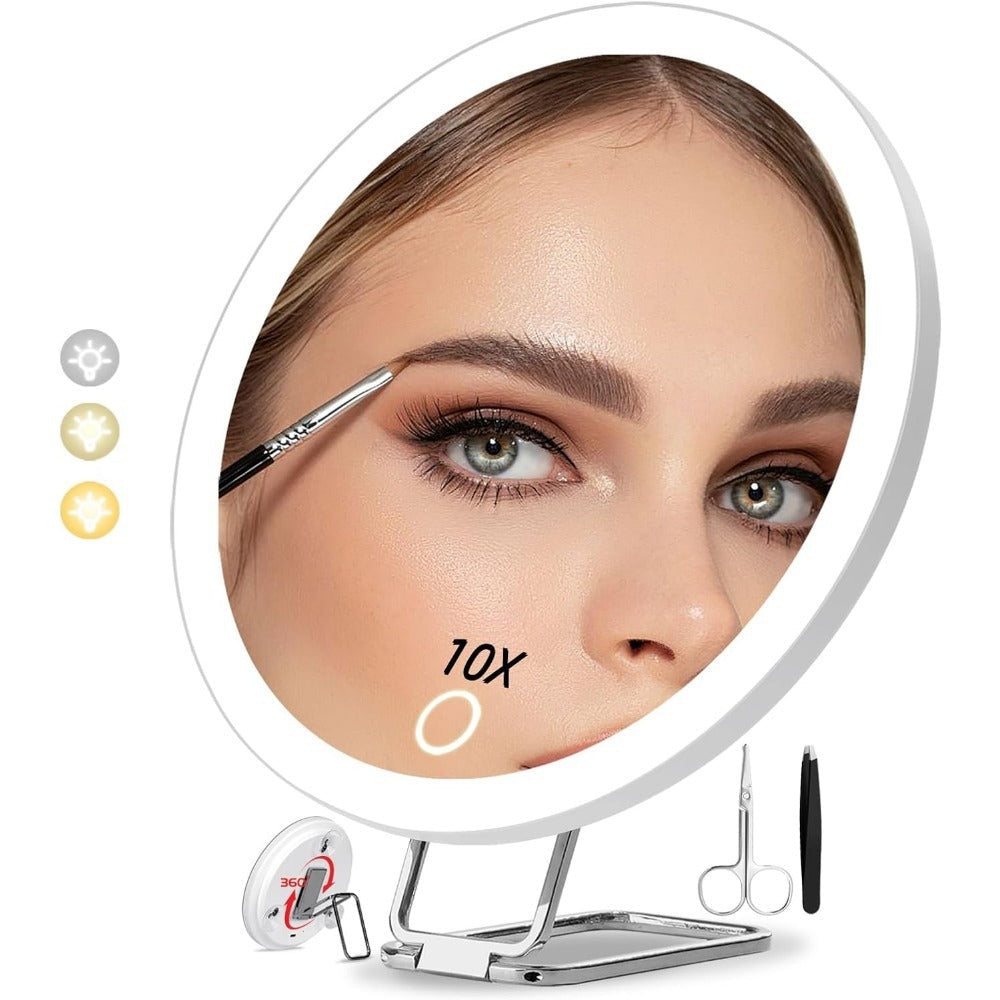 GlowView™ LED Makeup Mirror